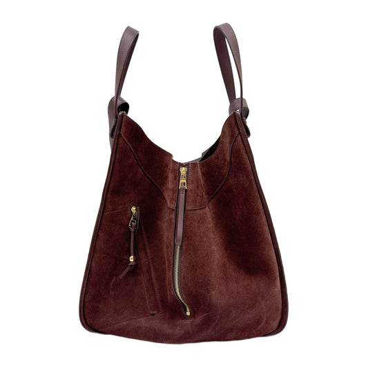 Hammock Brown Suede Crossbody Bag