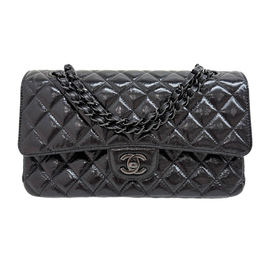 Classic Double Flap 2019 Coffee Brown Calfskin Chain Shoulder Bag