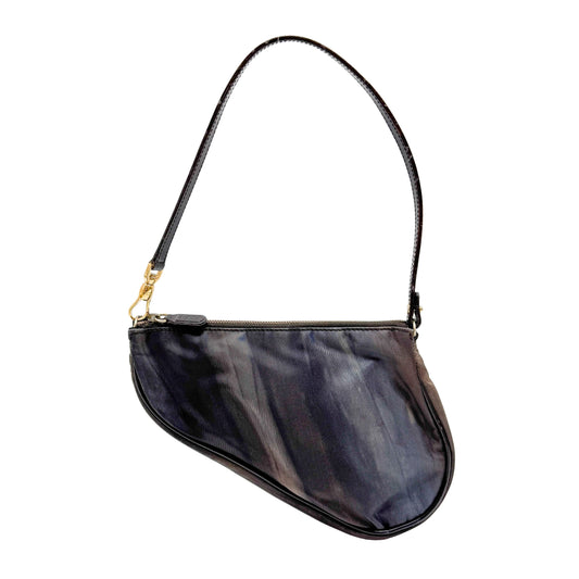 Saddle Multicolor Nylon Shoulder Bag