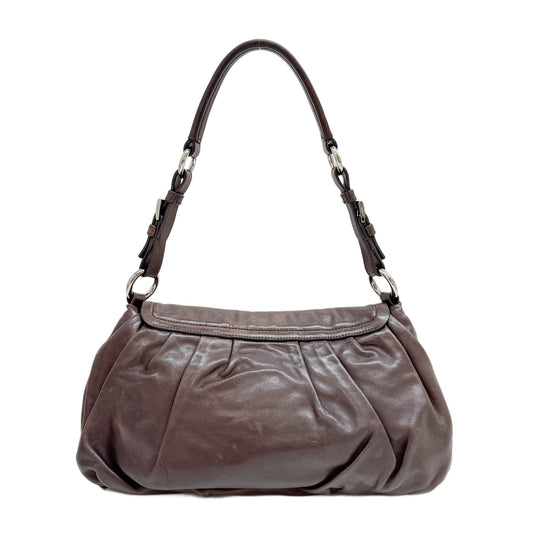 Brown Leather Shoulder Bag