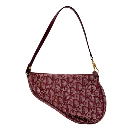 Saddle Red Trotter Canvas Shoulder Bag