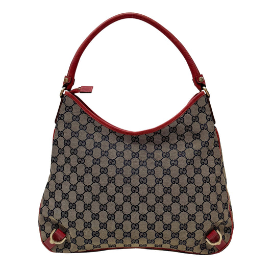 GG Canvas D-Ring Abbey Hobo Bag