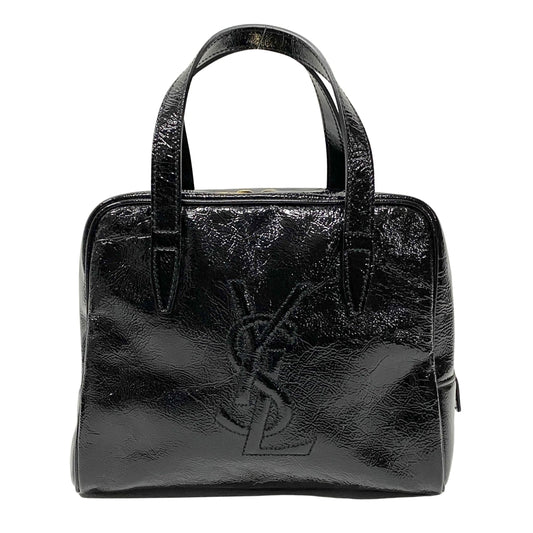 Black Patent Leather Handbag