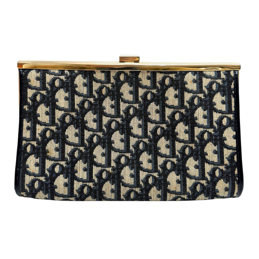 Trotter Navy Blue Clutch Bag