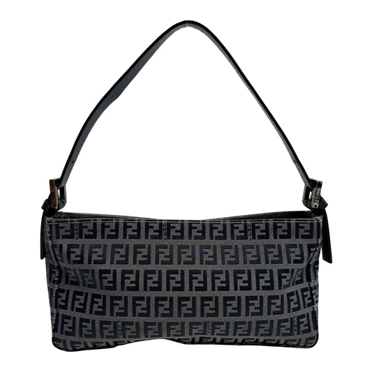 Zucchino Blue Canvas Shoulder Bag