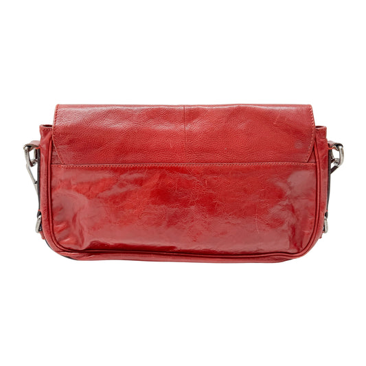 Mombasa Red Leather Crossbody Bag