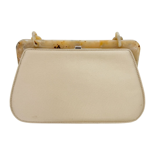 Mini Frame Gold Resin Chain Shoulder Bag