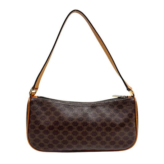 Macadam Brown Canvas Shoulder Bag