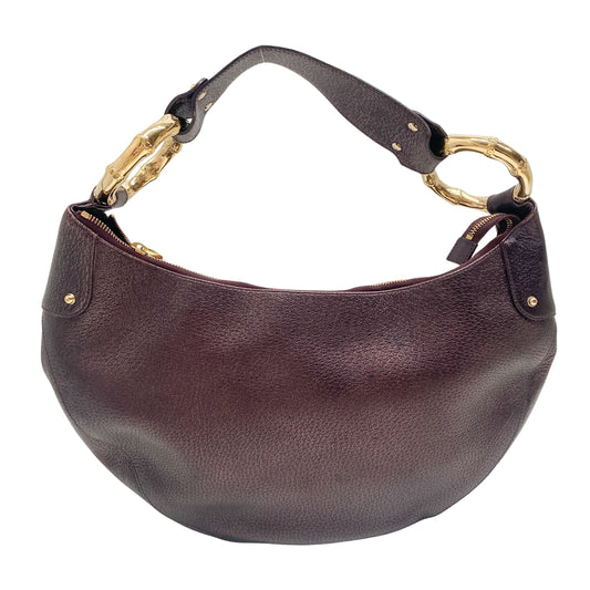Vintage Brown Leather Shoulder Bag
