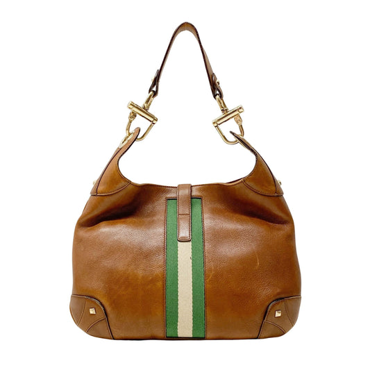 Jackie Brown Leather Shoulder Bag