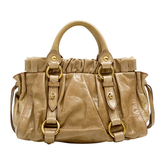 Vittelo Mini Brown Leather Hand Bag