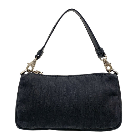 Vintage Black Canvas Mini Hand Bag