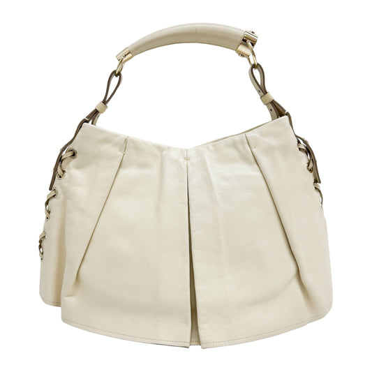 Mombasa Beige Leather Hand Bag