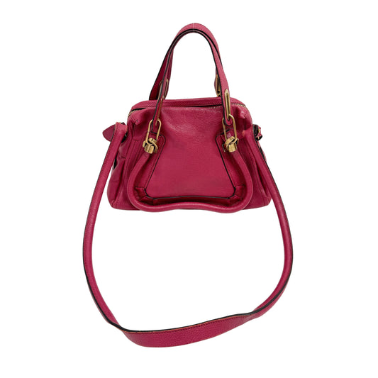 Vintage Pink Leather Two Way Bag