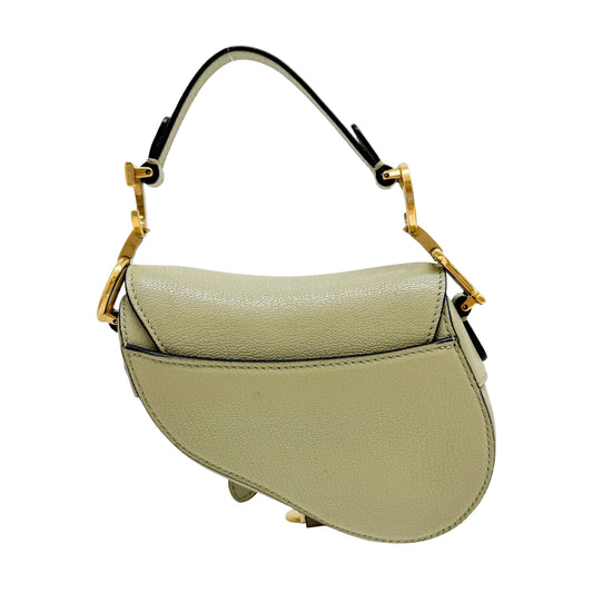 Micro Saddle Olive Green Shoulder Bag