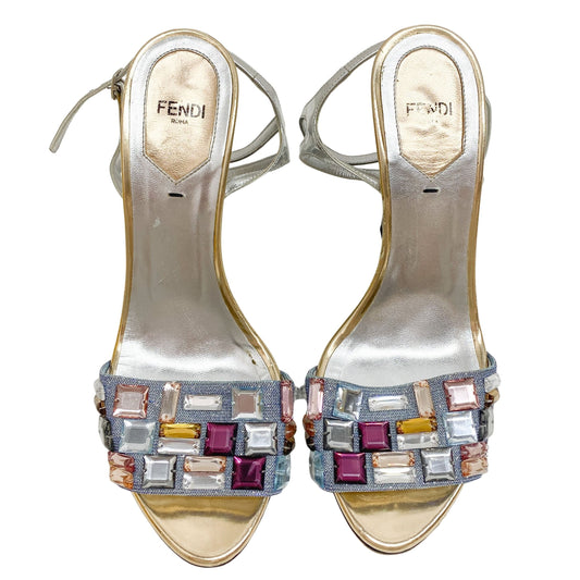 Size 38 EU Crystal Heels