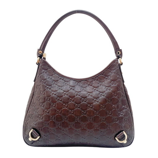 Brown Leather Shoulder Bag