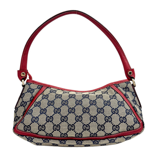 Abbey Brown GG Canvas Shoulder Bag