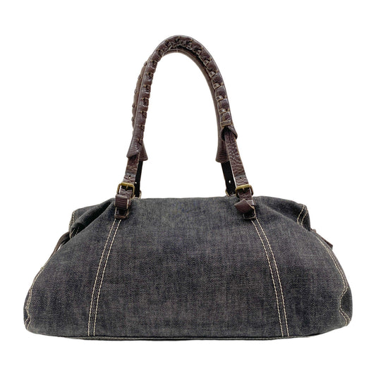 Archive Blue Denim Shoulder Bag