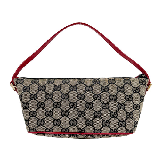 Boat GG Brown Canvas Shoulder Bag