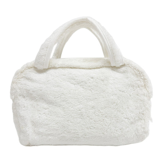 White Wool Hand Bag