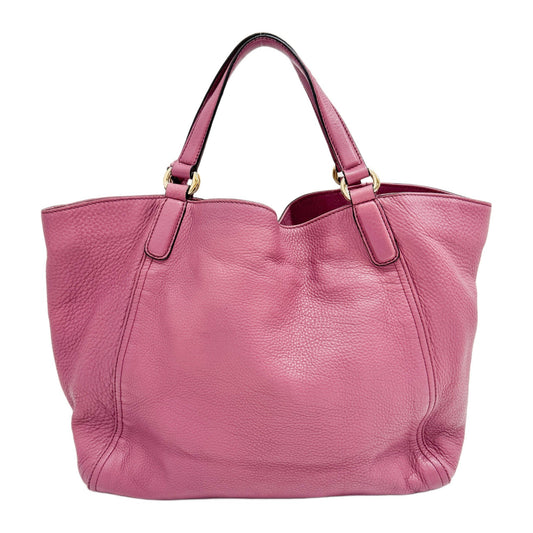 Vintage Purple Leather Hand Bag