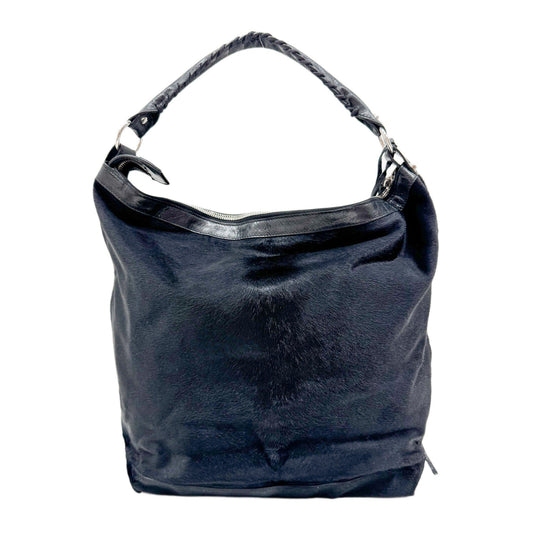 Day Black Pony Hair Shoulder Bag