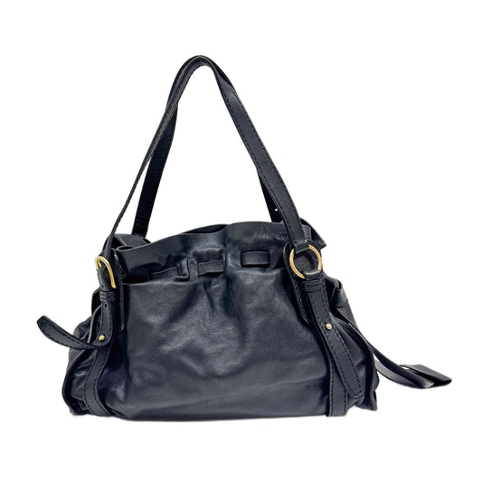 Vitello Lux Bow Bag Leather Shoulder Bag