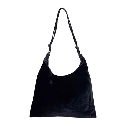 Black Velvet Shoulder Bag