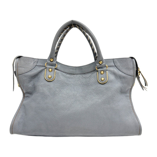 The City Metallic Edge Dust Blue Two Way Bag