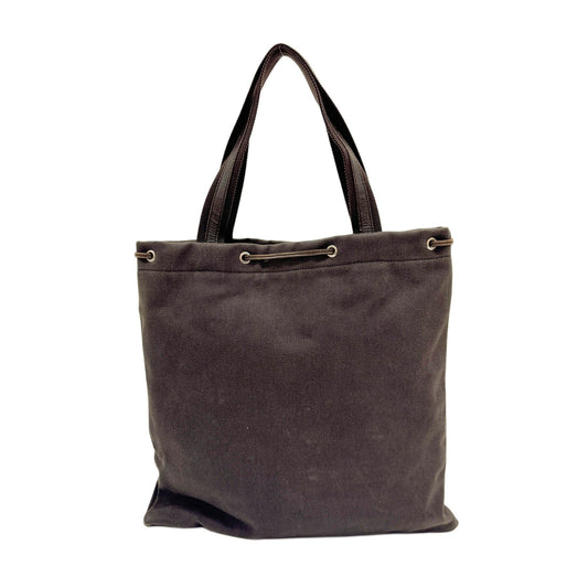Kahala Deep Brown Cotton Tote Bag