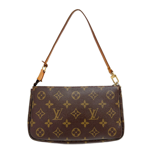 LV x Takashi Murakami Brown Monogram Cherry Pochette Accessoire