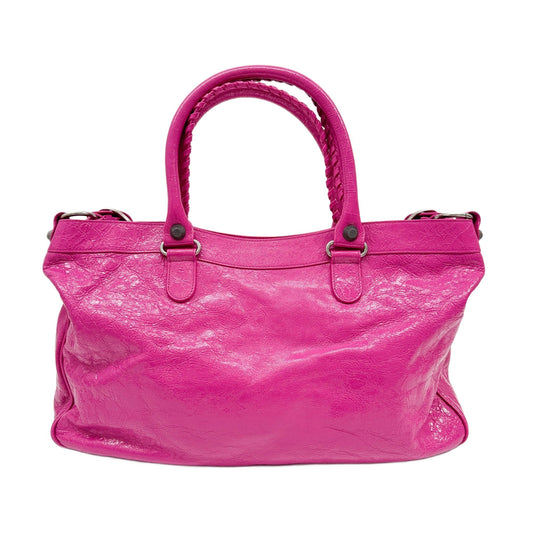 Giant 21 Work Neo Pink Leather Two Way Bag