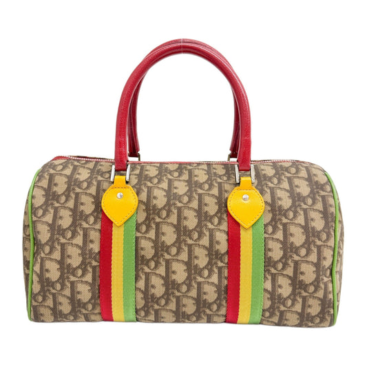 Boston/Bowling Rasta Brown Trotter Canvas Hand Bag
