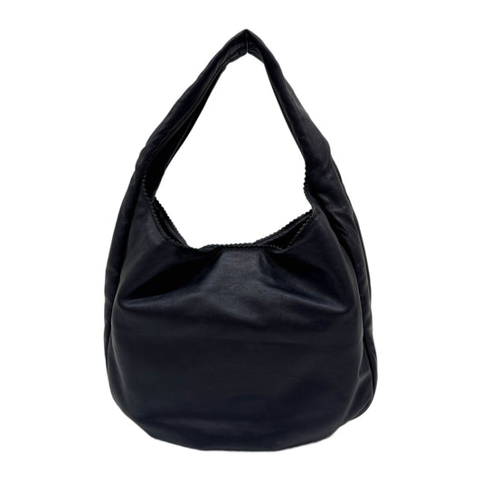 Viento 30 Black Leather Hobo Bag
