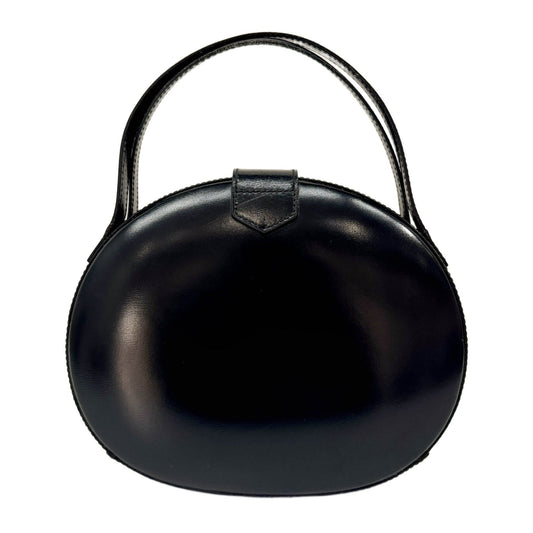Black Leather Hand Bag
