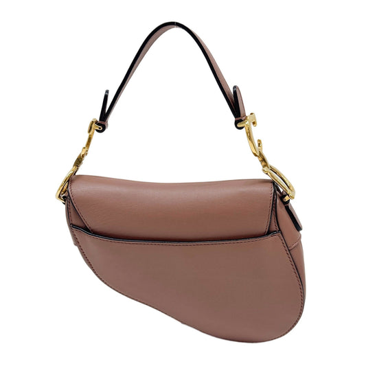 Mni Saddle Rosybrown Leather Two Way Bag