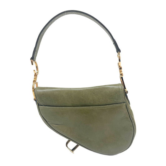 Mini Saddle Olive Green Shoulder Bag