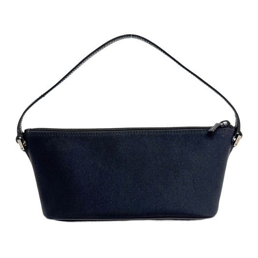 Boat Black Satin Canvas Shoulder bag