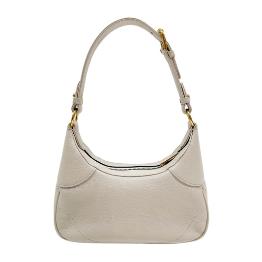 Aphrodite White Leather Two Way Bag