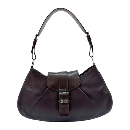 Brown Leather Shoulder Bag