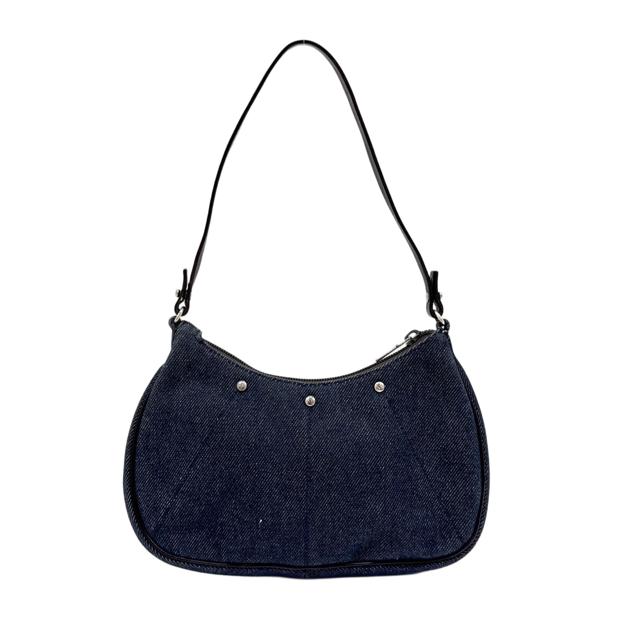 Blue Denim Shoulder Bag