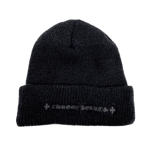 One Size 23cm Black Wool Hat