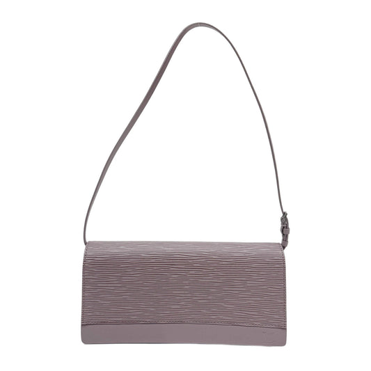 Honfleur Ash Violet Epi Leather Shoulder Bag