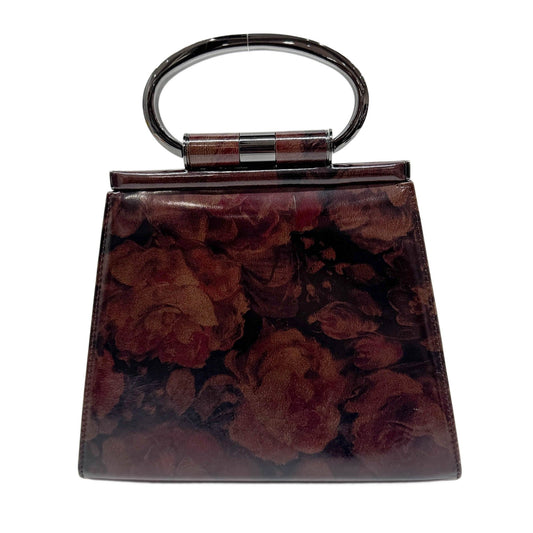 Multicolor Floral Leather Hand Bag