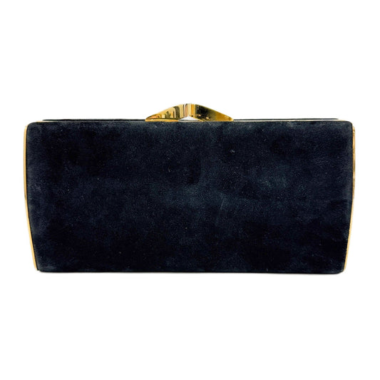Crécy Black Suede Two Way Bag