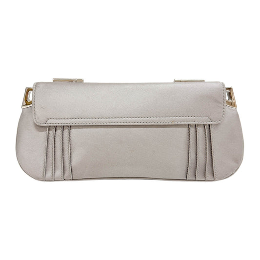 Silver Satin Two Way Bag