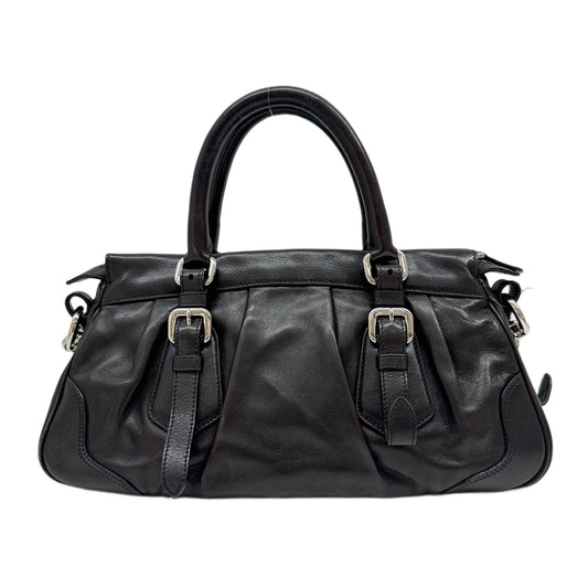 Dark Brown Leather Two-Way Bag