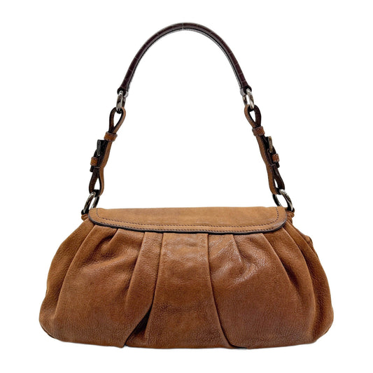 Skipper Brown Leather Shoulder Bag