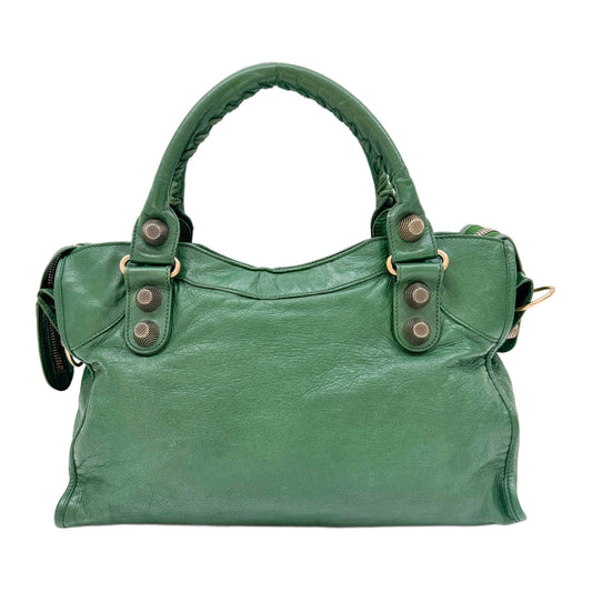 Giant 21 The City Green Leather Two Way Bag